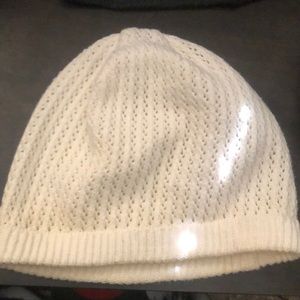 White beanie